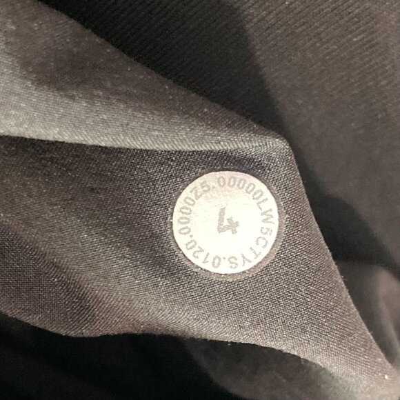 Lululemon Womens Essential High Rise Trouser Black Pleated LW5CTYS  Sz 4 - Picture 12 of 12